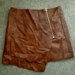 Leather skirt